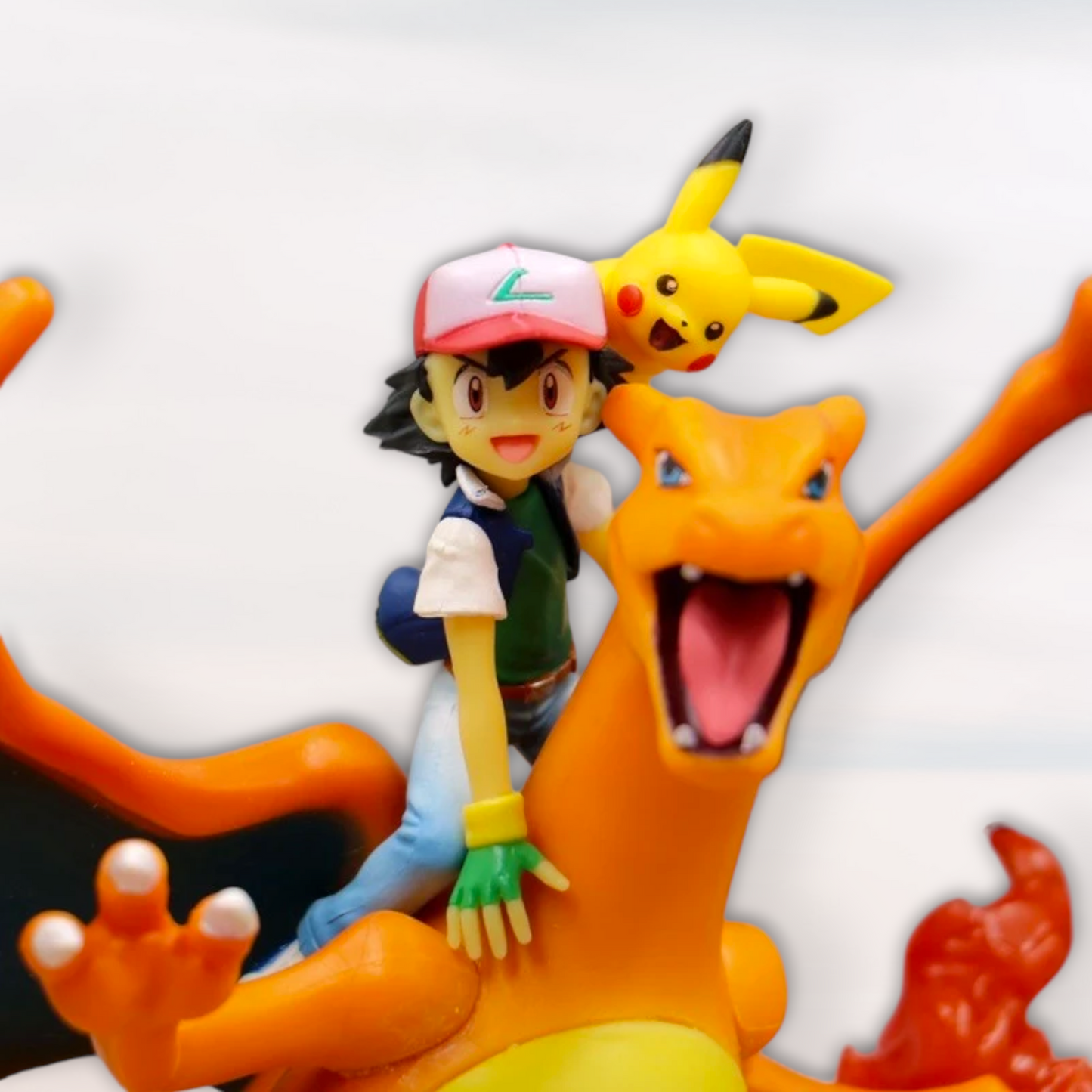 Pokemon figure Ash, Pikachu & Charizard