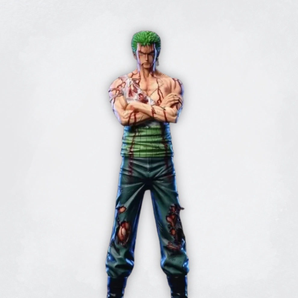 Figurines Luffy / Zoro / Sanji après combat