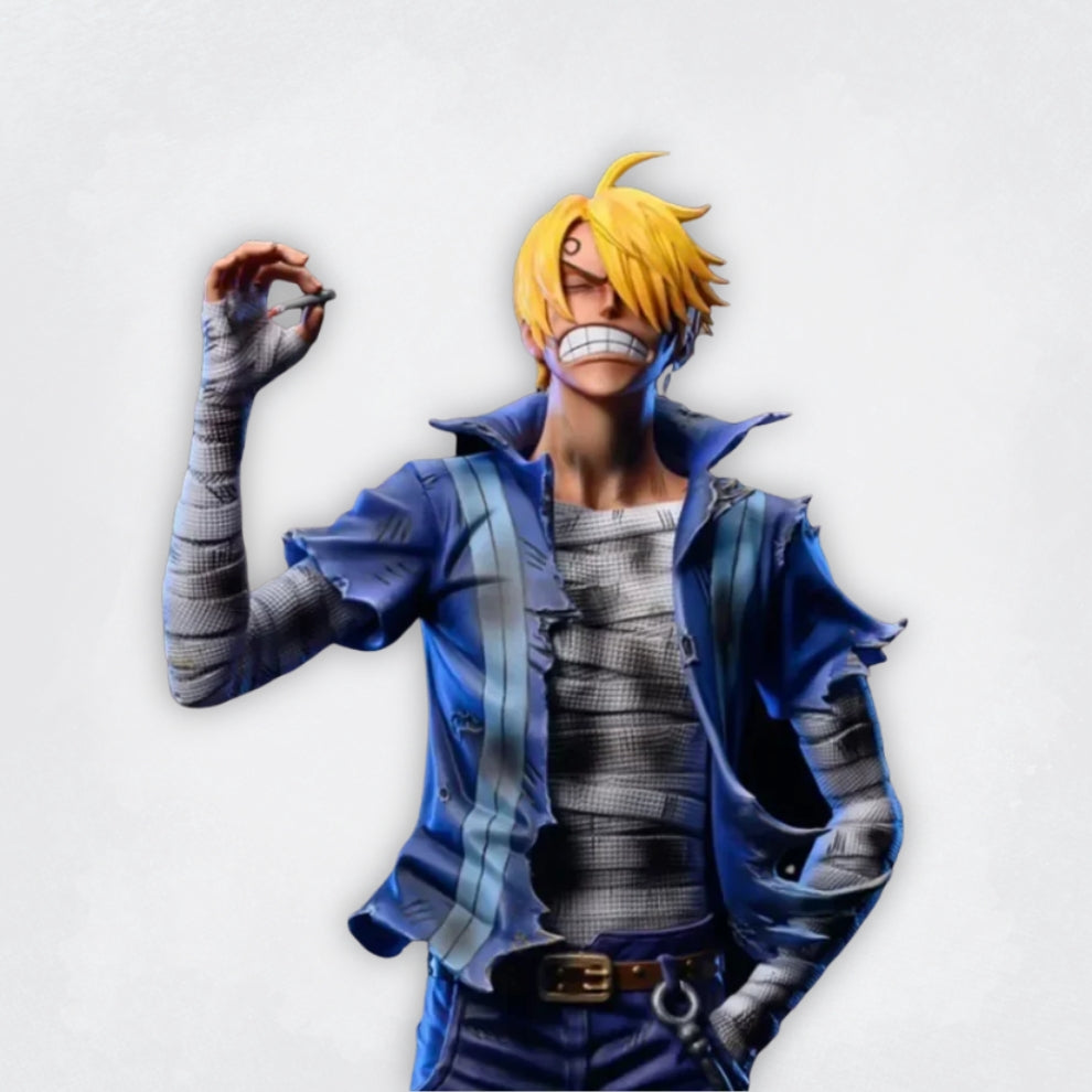 Figurines Luffy / Zoro / Sanji après combat