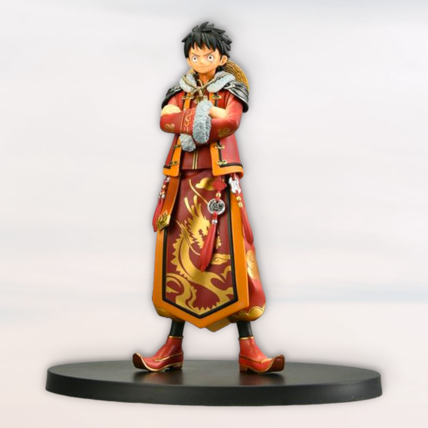 Luffy and Zoro figurines in Samurai outfits