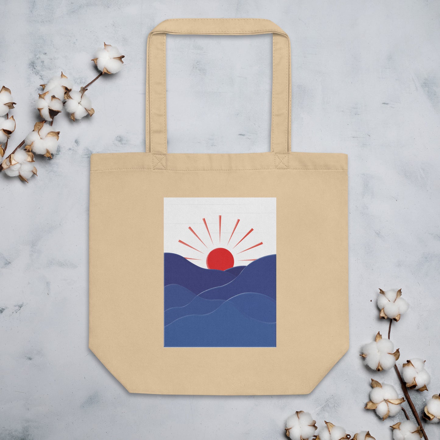 Organic Tote Bag Sunset