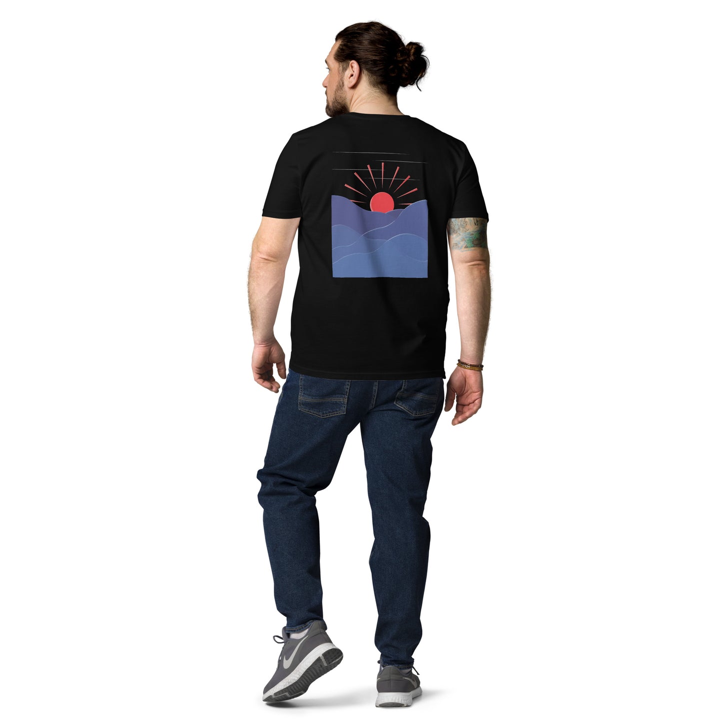 Unisex organic cotton Sunset T-shirt