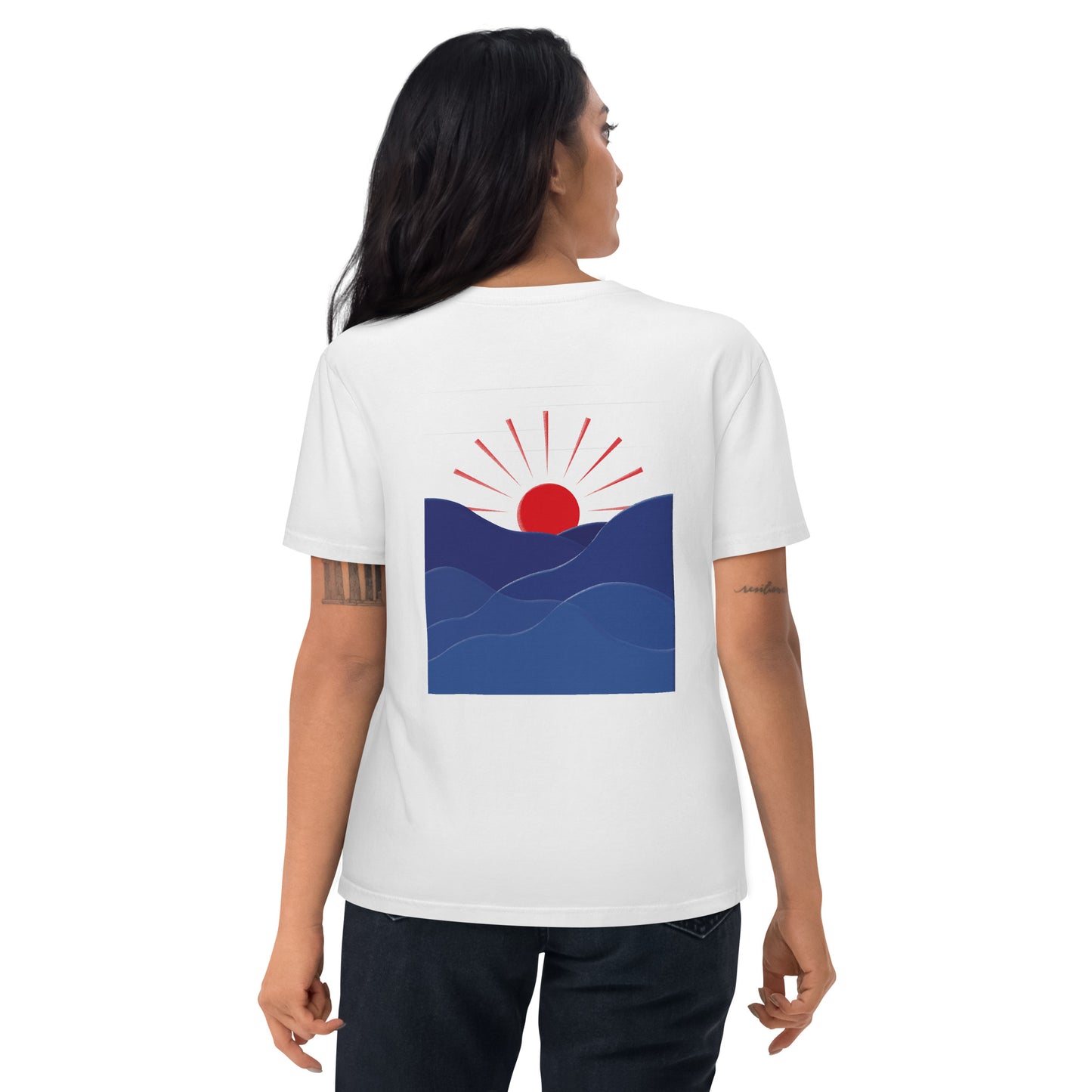 Unisex organic cotton Sunset T-shirt