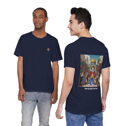 T-Shirt Free Palestine Luffy One Piece
