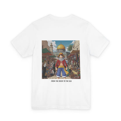 T-Shirt Free Palestine Luffy One Piece
