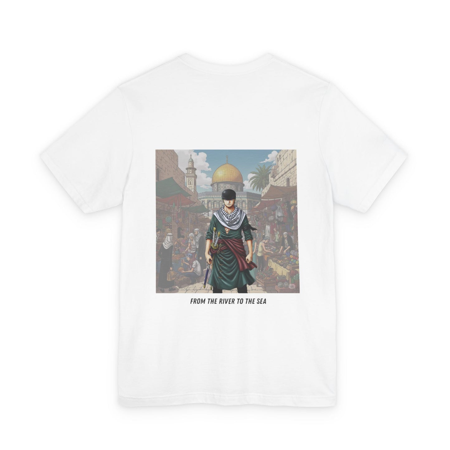 T-Shirt Free Palestine Zoro One Piece