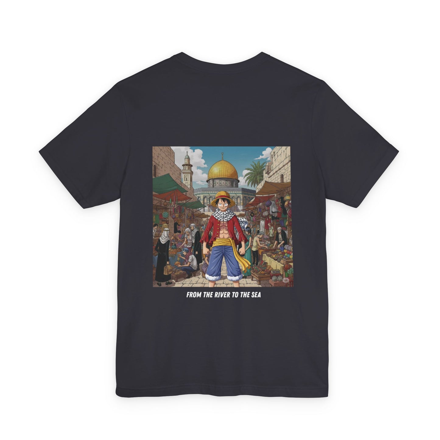 T-Shirt Free Palestine Luffy One Piece