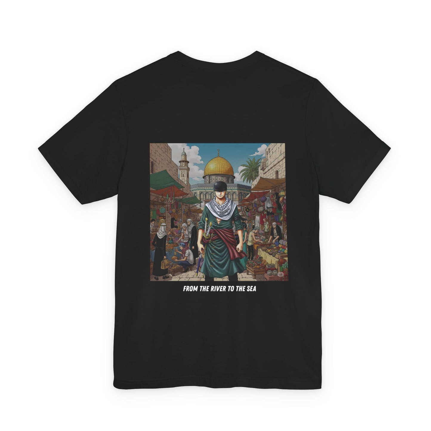T-Shirt Free Palestine Zoro One Piece
