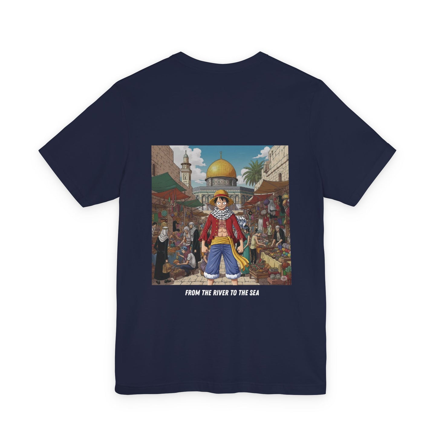 T-Shirt Free Palestine Luffy One Piece