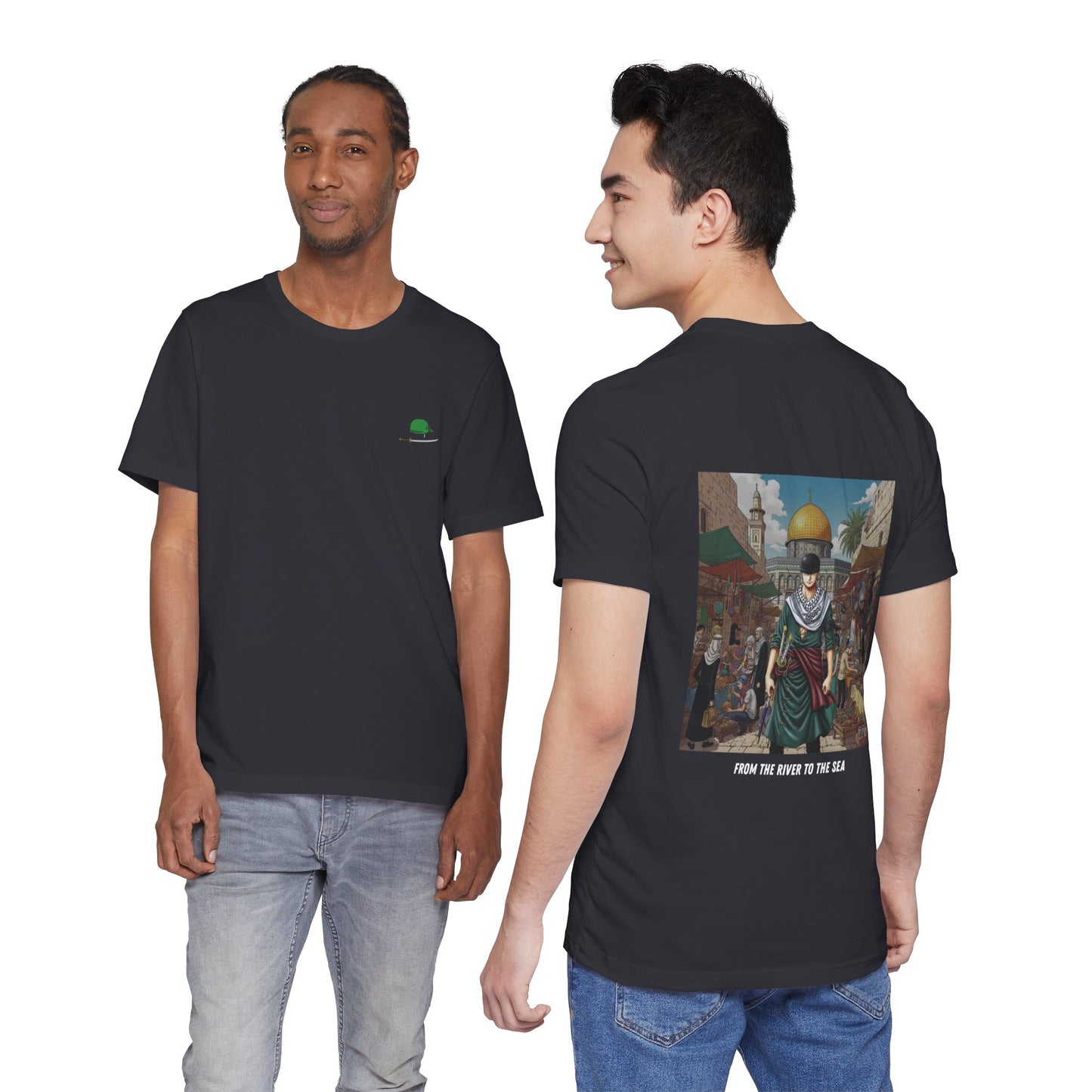 T-Shirt Free Palestine Zoro One Piece