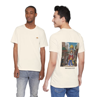 T-Shirt Free Palestine Luffy One Piece