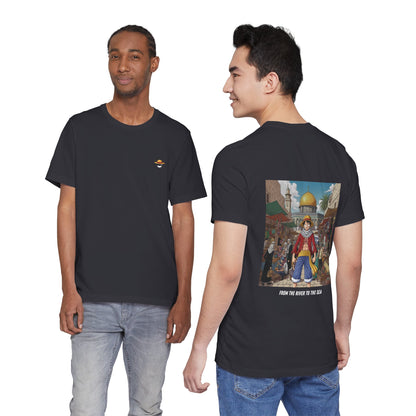 T-Shirt Free Palestine Luffy One Piece