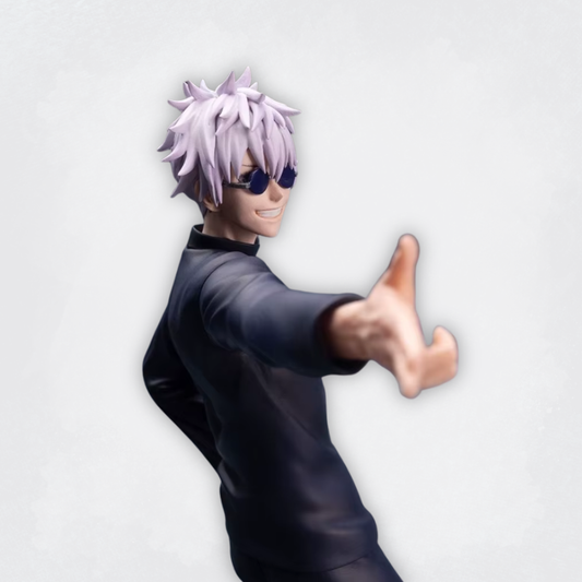 Gojo Satoru figure with glasses